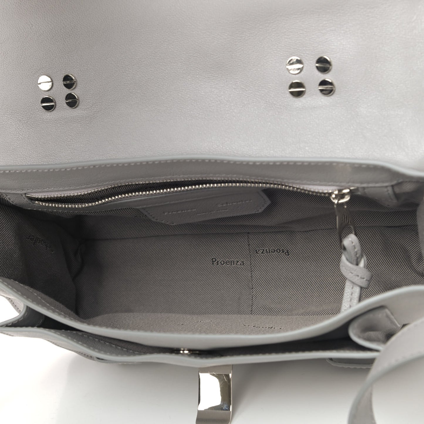 Lambskin Tiny PS1 Satchel Fog