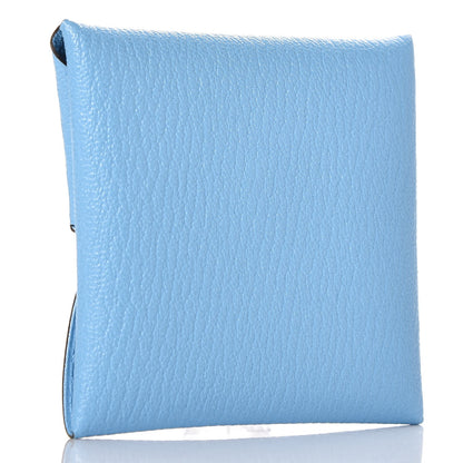 Hermes Chevre Mysore Bastia Coin Purse Celeste 3 of 8