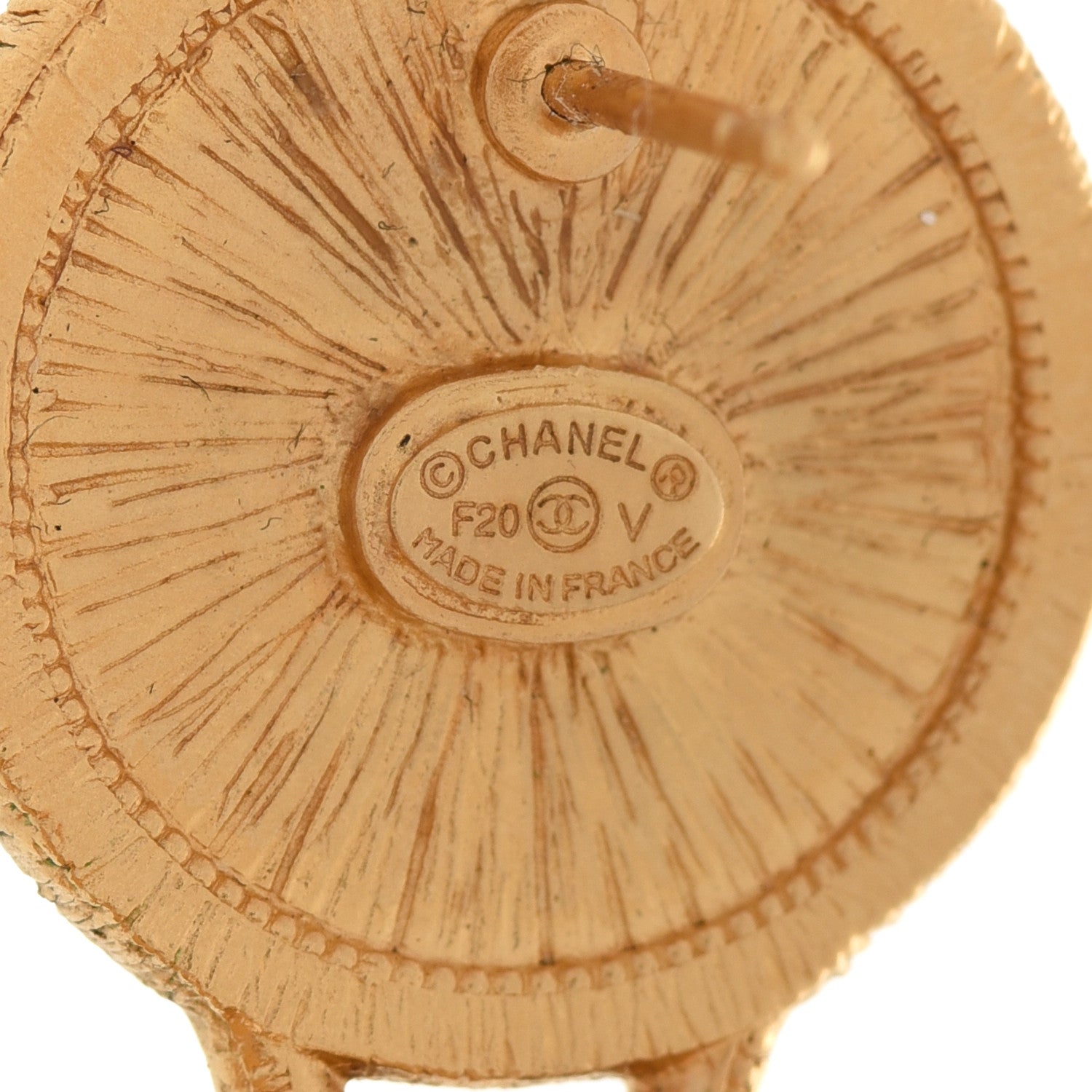 Chanel Pearl CC Tags Drop Earrings Gold 4 of 5