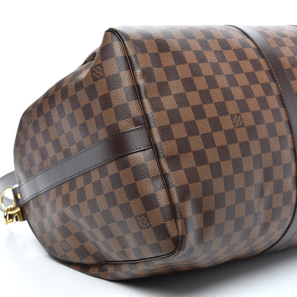 Louis Vuitton Damier Ebene Keepall Bandouliere 55 6 of 7
