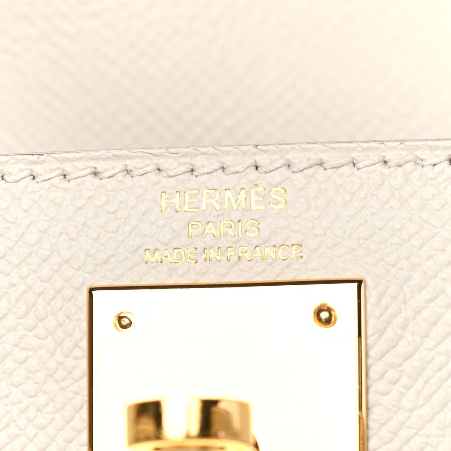 Hermes Epsom Kelly Sellier 28 Craie 6 of 10