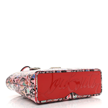 Christian Louboutin Patent Calfskin Small Dita Cabata Tote Red 5 of 13
