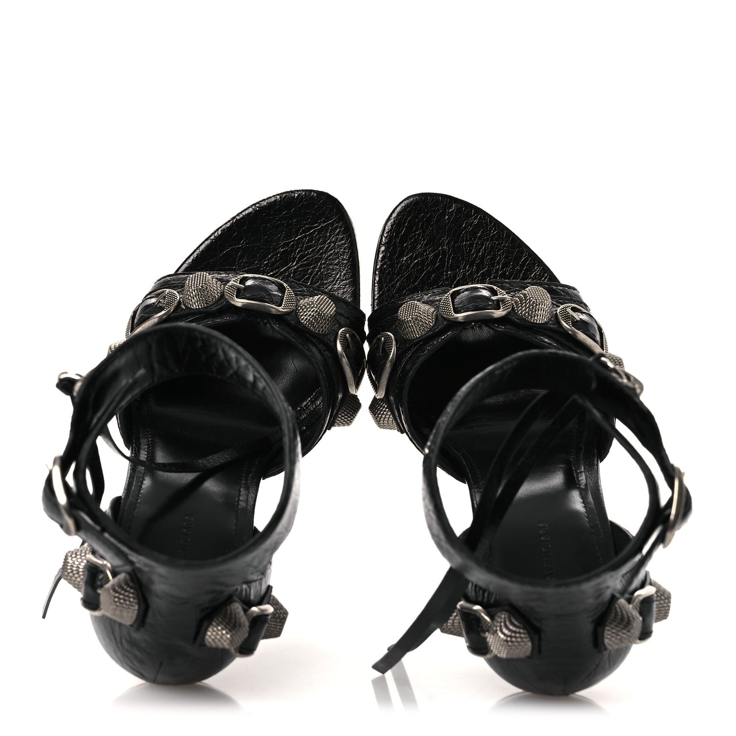 Agneau Arena Cagole 110mm Sandals 36 Black