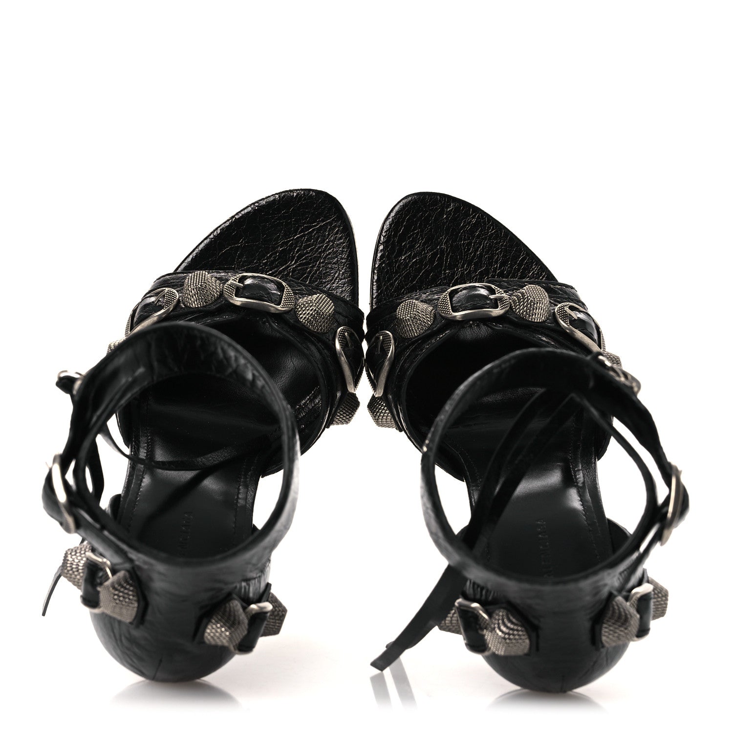 Balenciaga Agneau Arena Cagole 110mm Sandals 36 Black 2 of 12