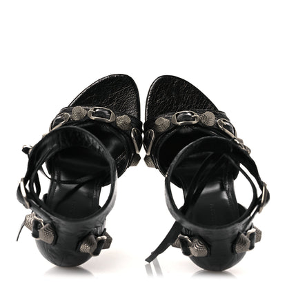 Balenciaga Agneau Arena Cagole 110mm Sandals 36 Black 2 of 12