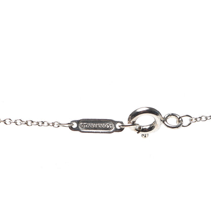 Tiffany Sterling Silver Enamel Heart Key Pendant Necklace Tiffany Blue 5 of 5