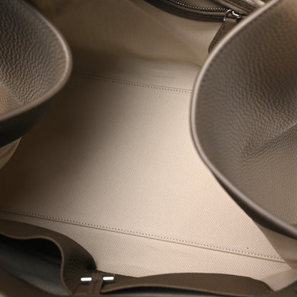 The Row Matte Grained Calfskin Soft Margaux 15 Dark Taupe 5 of 9