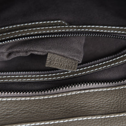 Celine Drummed Calfskin Mini Luggage Souris 6 of 15