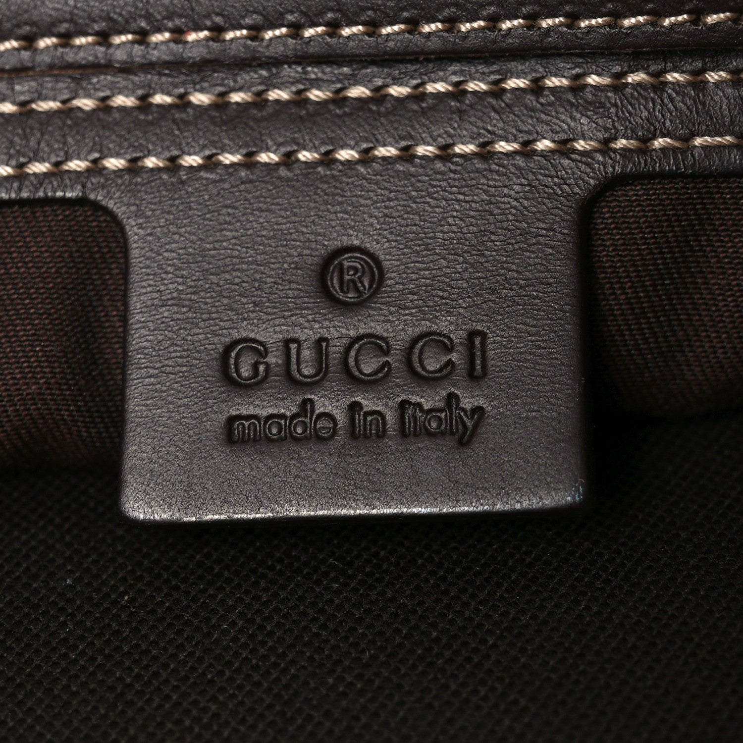 Gucci GG Supreme Monogram Belt Bag Dark Brown 5 of 9