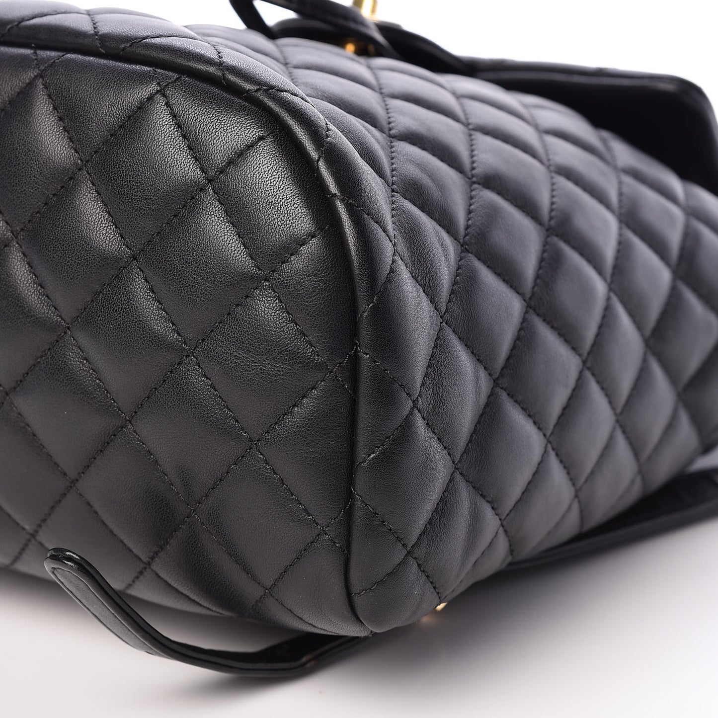 Calfskin Quilted Small Urban Spirit Backpack Black