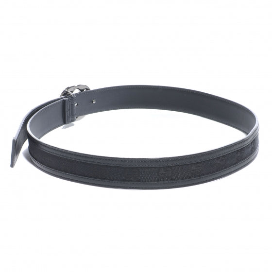 Monogram GG Belt 75 30 Black