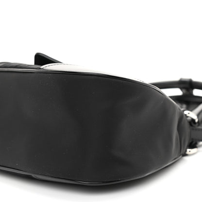 Prada Re-Nylon Spazzolato Re-Edition 2002 Moon Bag Black 7 of 7