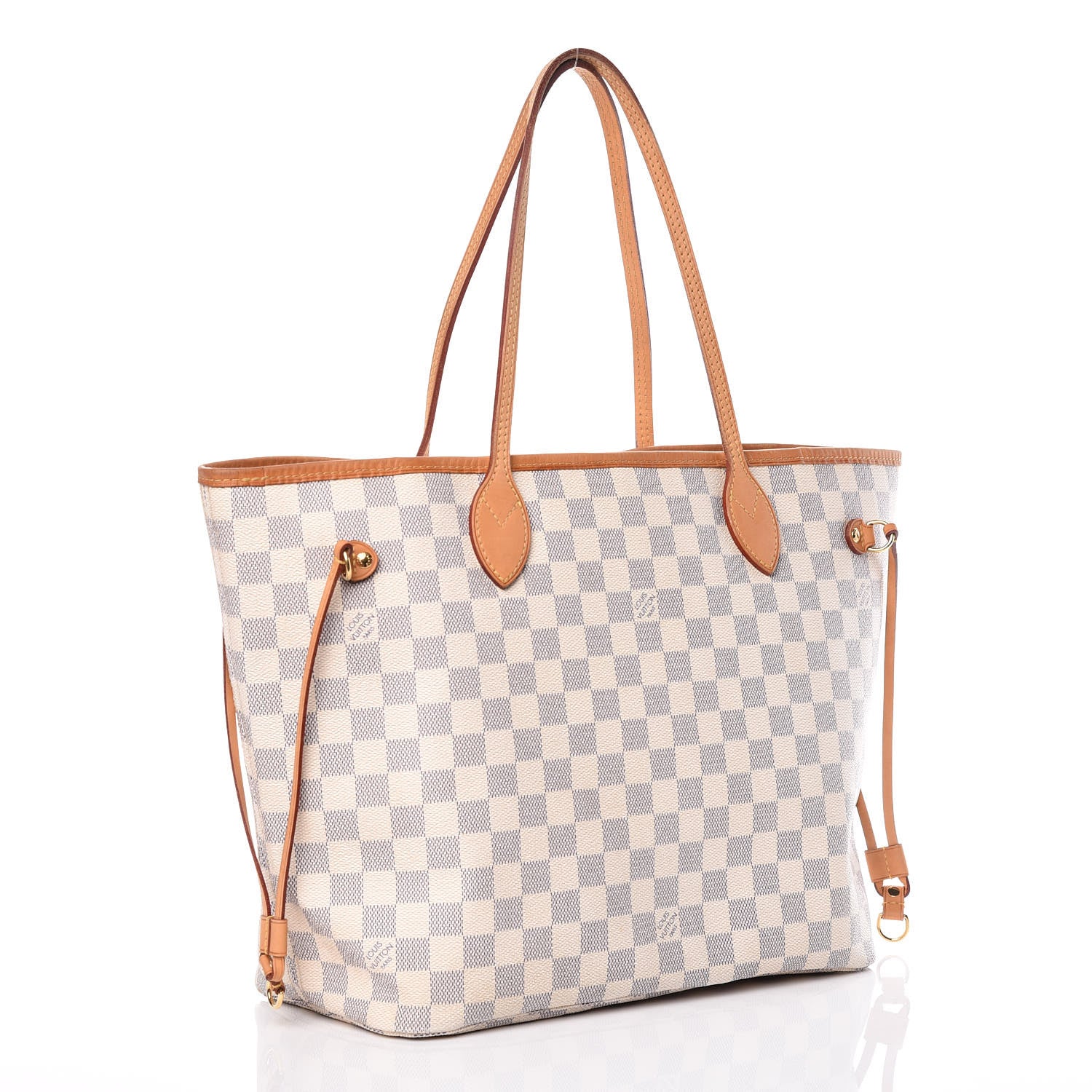 Louis Vuitton Damier Azur Neverfull MM 3 of 14