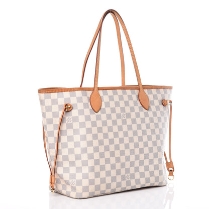Louis Vuitton Damier Azur Neverfull MM 3 of 14