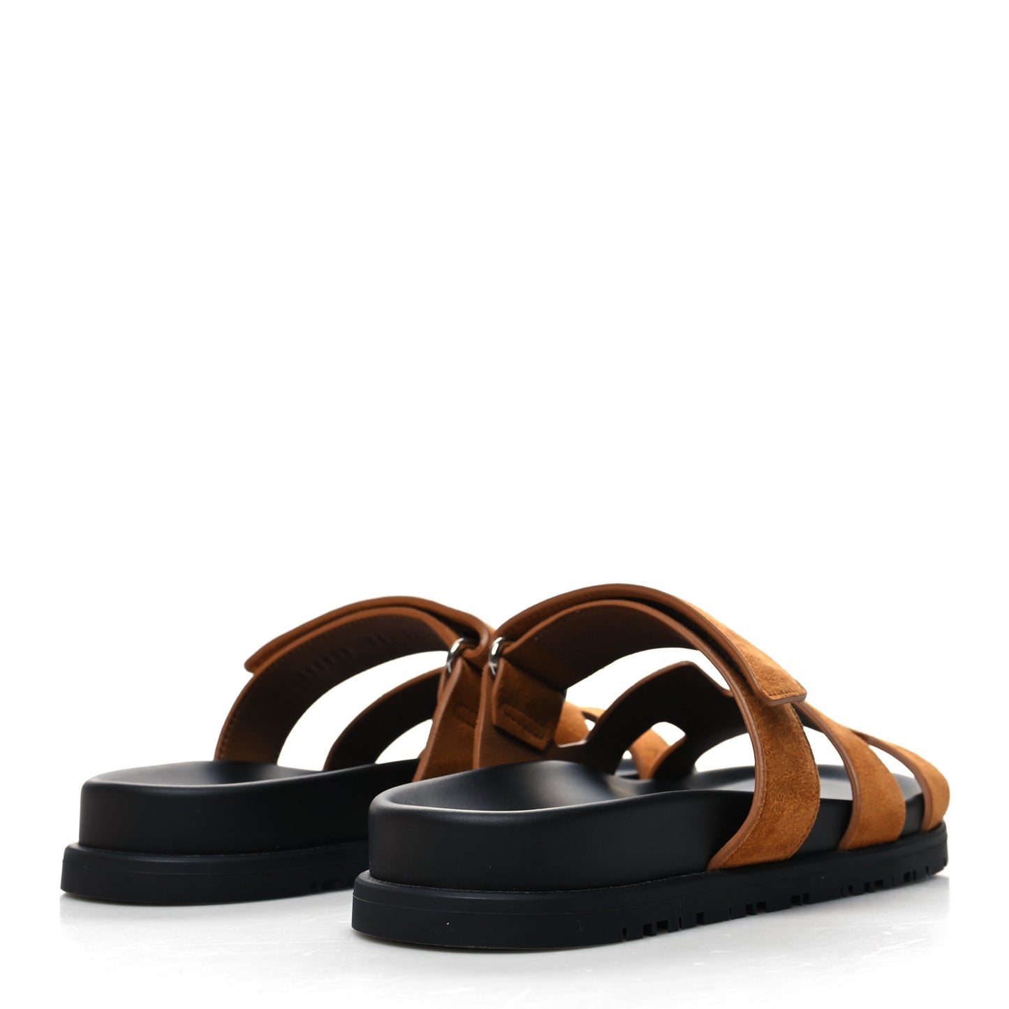 Suede Goatskin Womens Chypre Sandals 36 Naturel