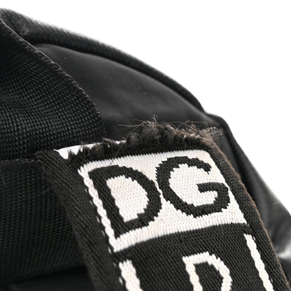 Dolce & Gabbana Calfskin Coated Canvas Vulcano Backpack Black 10 of 12