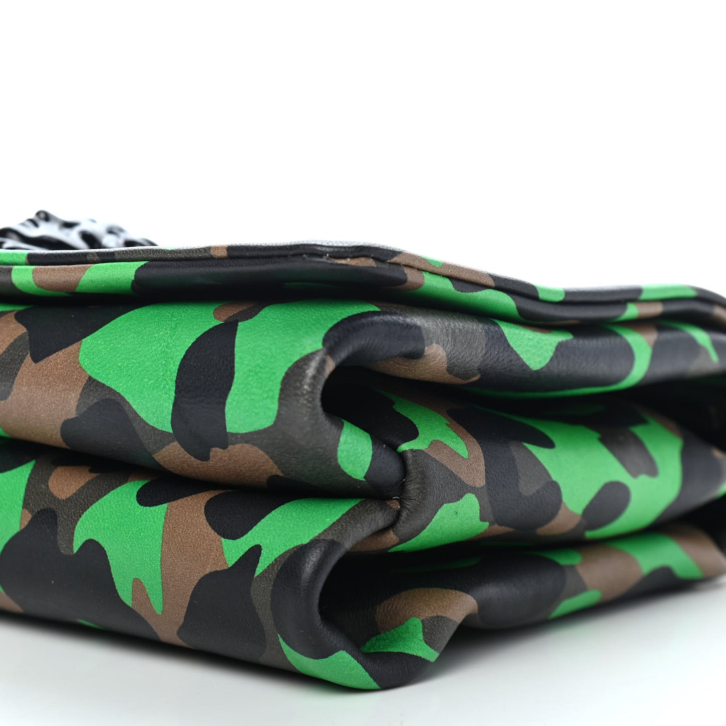 Nappa Camouflage Print Palazzo Shoulder Bag Multicolor