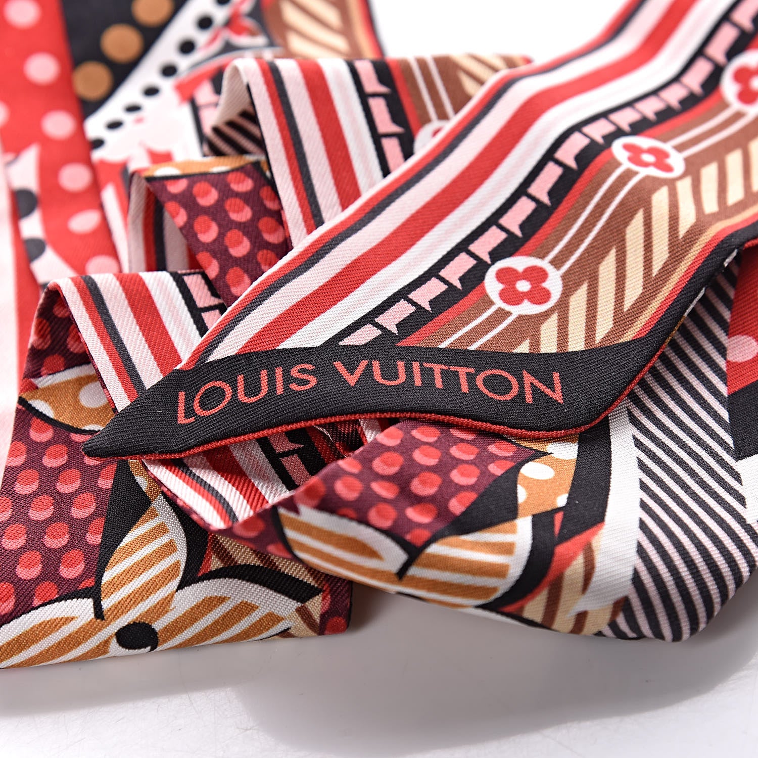 Louis Vuitton Silk Pop Monogram BB Bandeau Rouge 3 of 3