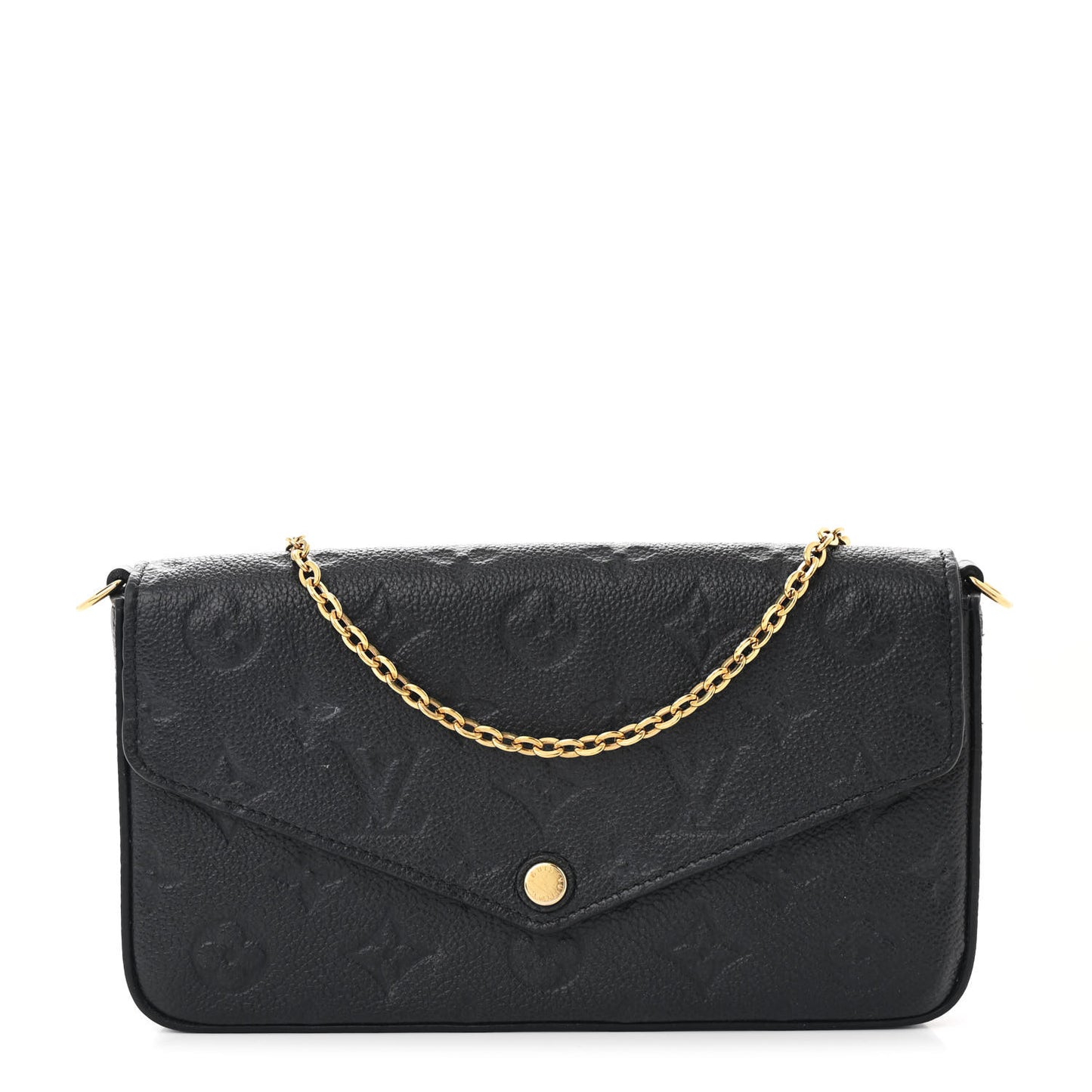 Empreinte Pochette Felicie Chain Wallet Black