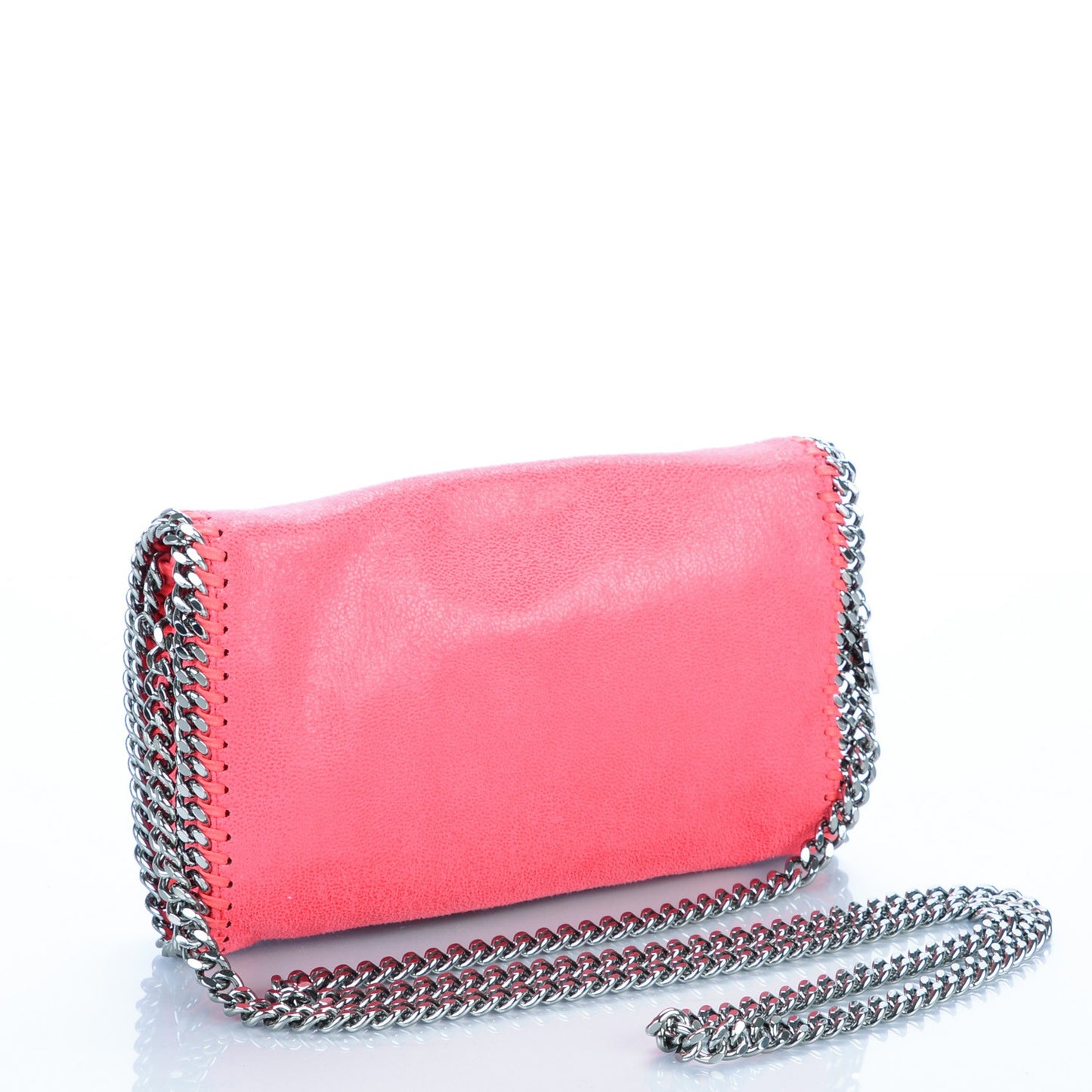 Shaggy Deer Falabella Crossbody Bag Pink Fluorescent
