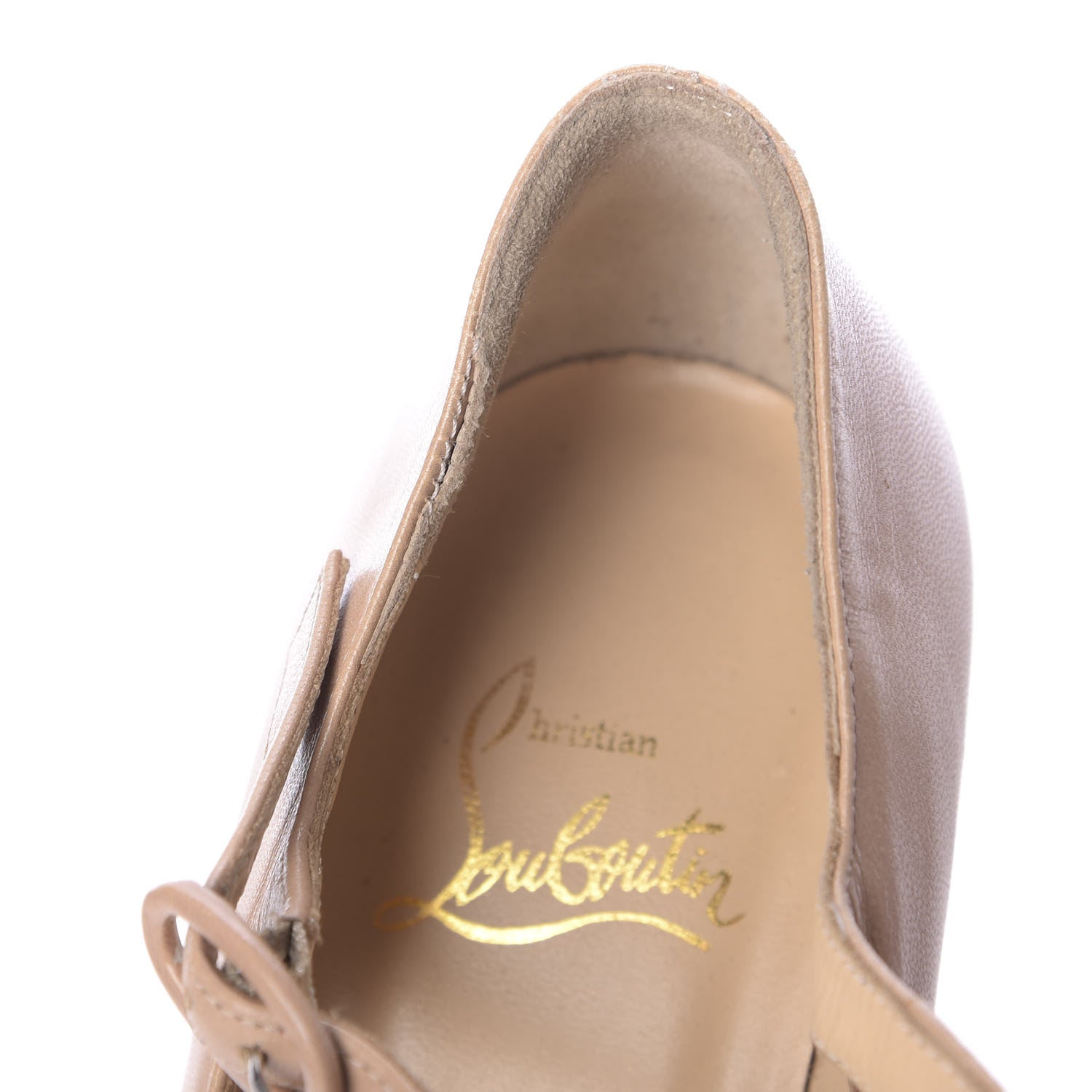 Christian Louboutin Kid Lady Daf 160 Pumps 38 Nude 8 of 11