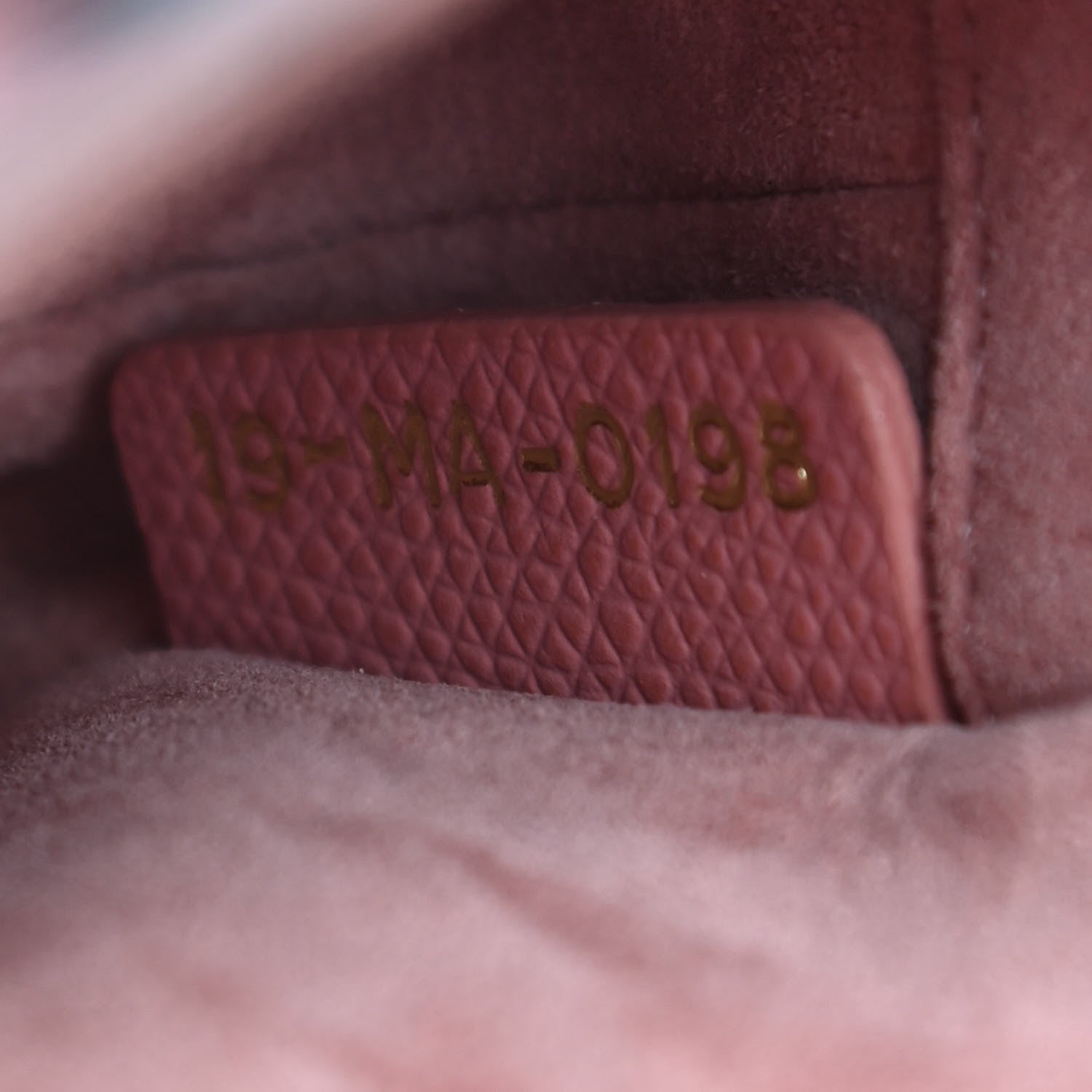 Christian Dior Grained Calfskin Mini Saddle Bag Pink 7 of 11