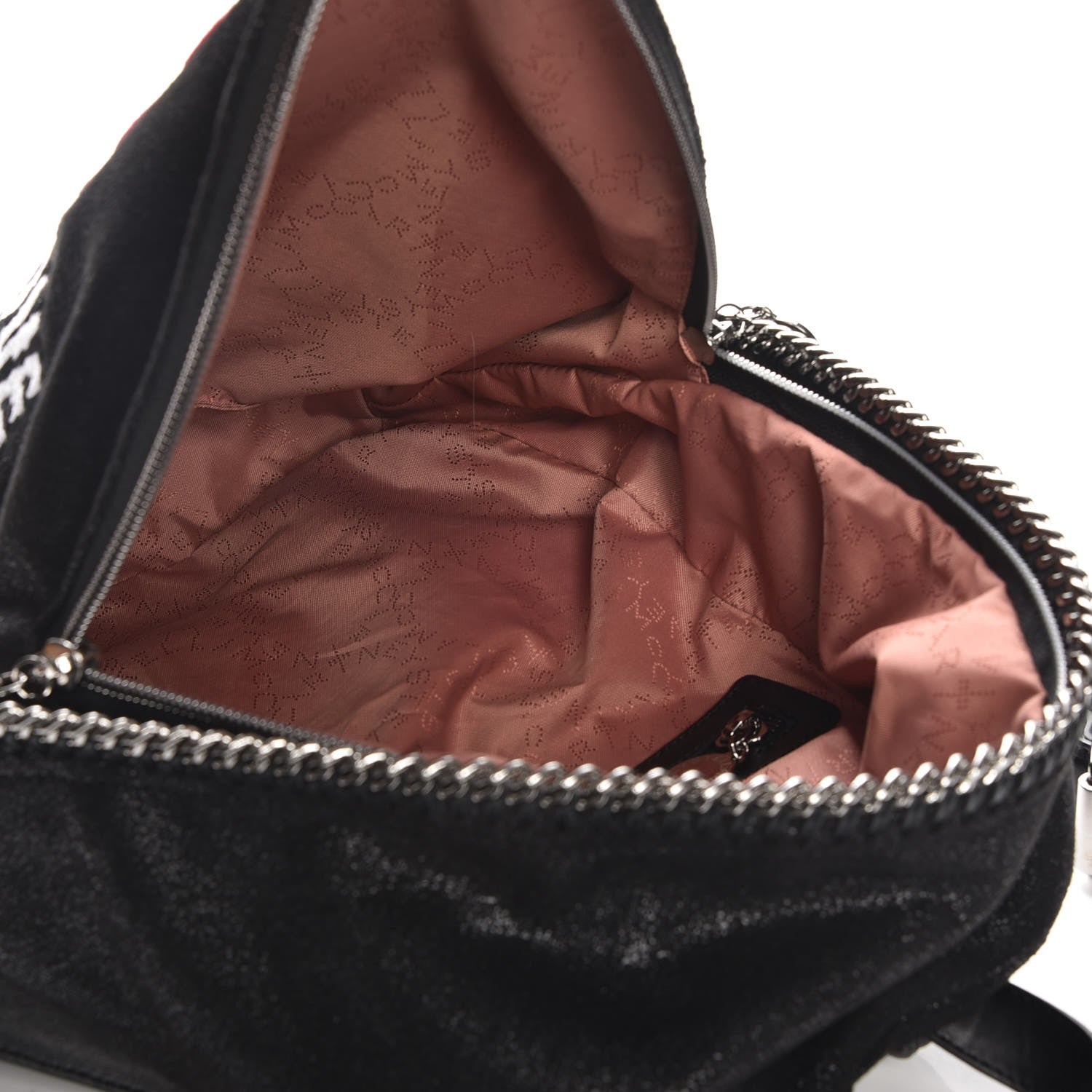 Stella McCartney Shaggy Deer Small All Is Love Backpack Black 5 of 8
