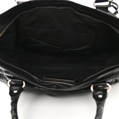 Balenciaga Agneau Classic Silver Hardware City Black 5 of 11