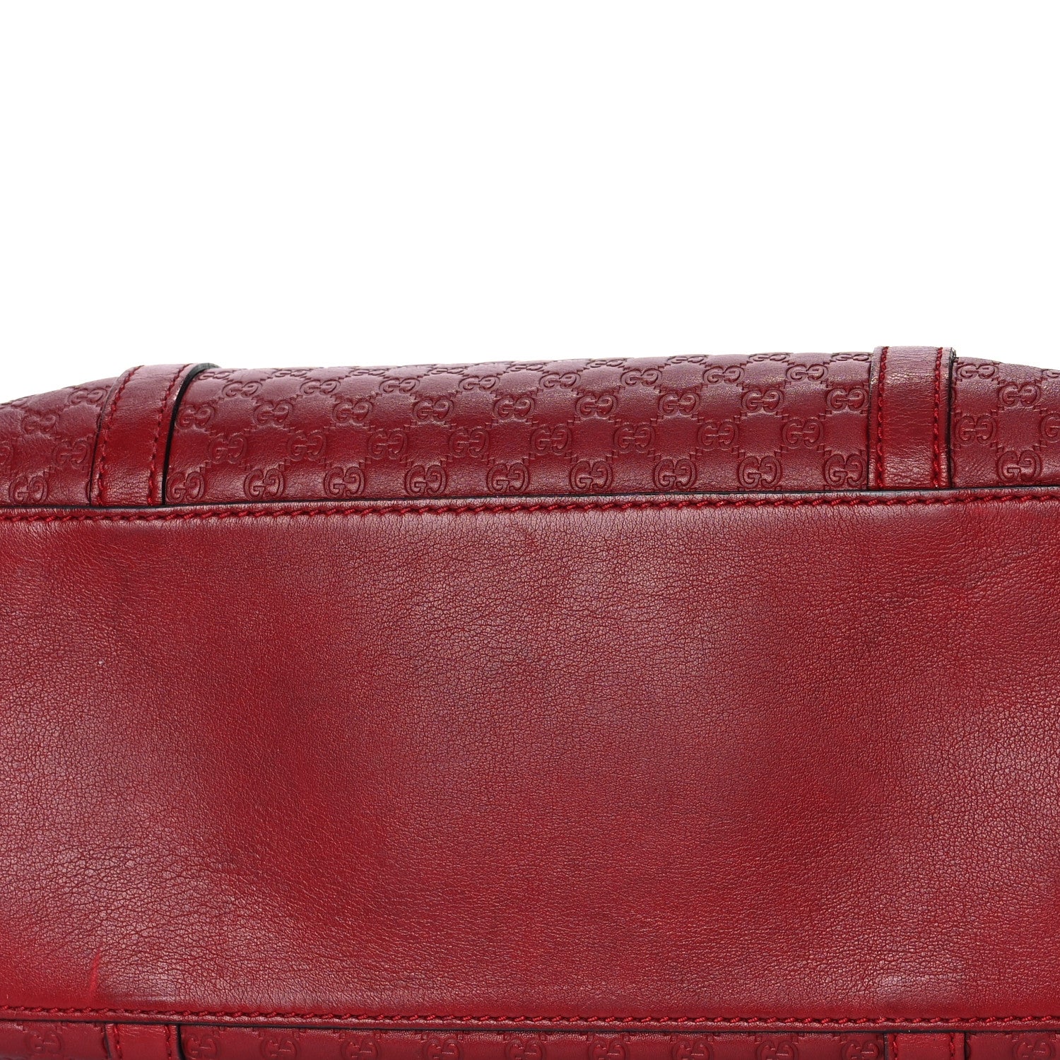 Gucci Soft Microguccissima Small Zippered Satchel Rosso 10 of 25