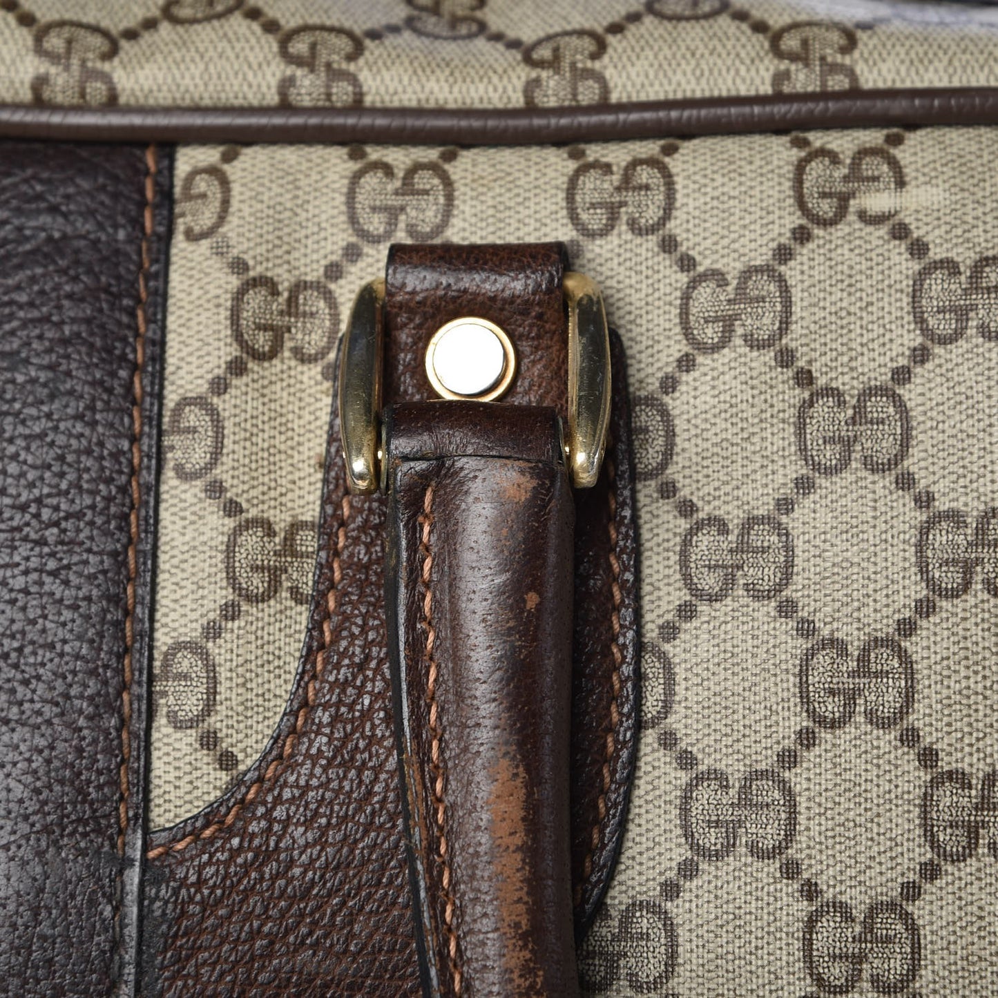 Monogram Joy Suitcase Luggage Brown