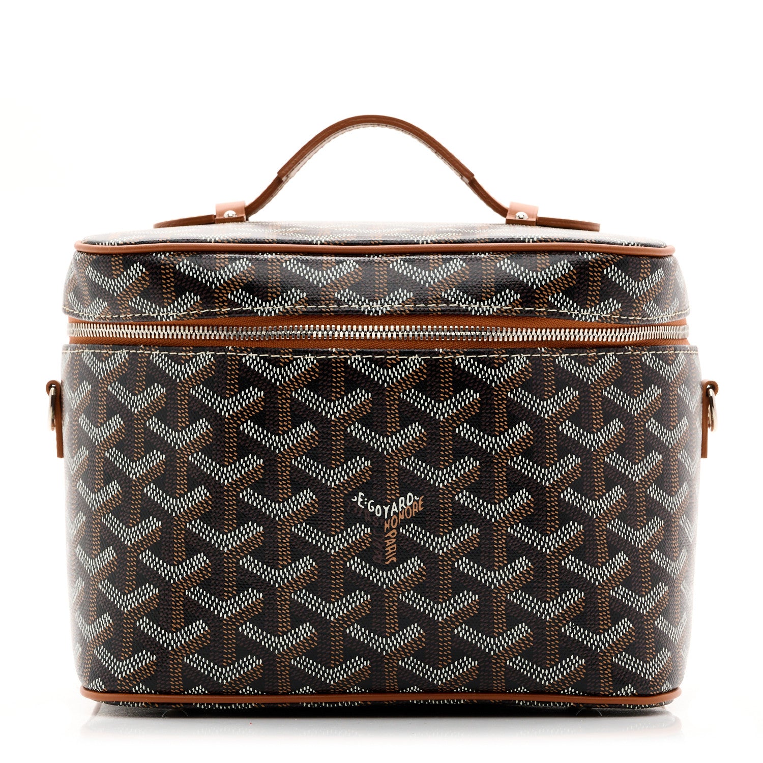 Goyard Goyardine Muse Vanity Case Black Gold 1 of 7