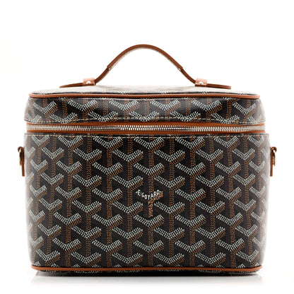 Goyard Goyardine Muse Vanity Case Black Gold 1 of 7