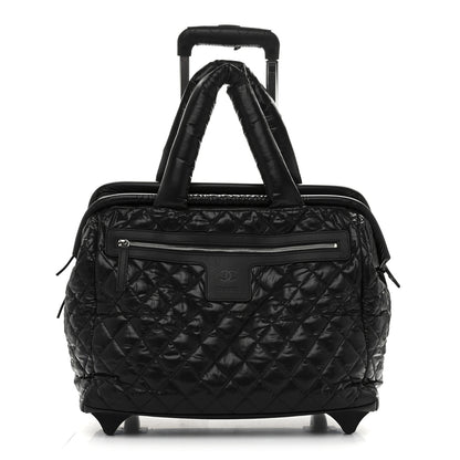 Chanel Nylon Quilted Coco Cocoon Trolley Black 1 of 9
