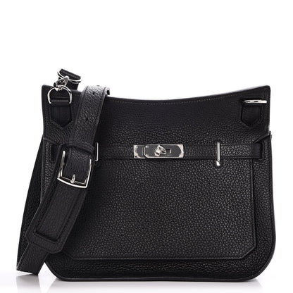 Hermes Taurillon Clemence Jypsiere 28 Black 1 of 7