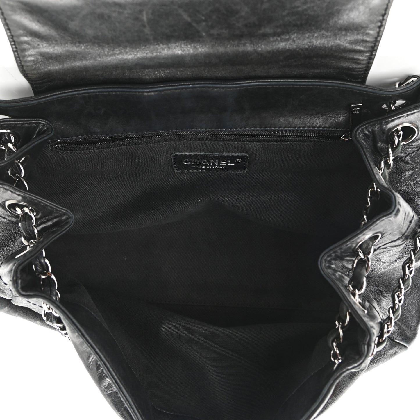 Lambskin Rock and Chic Shoulder Bag Black