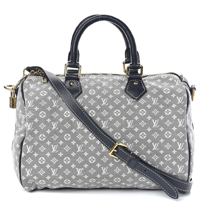 Louis Vuitton Monogram Idylle Speedy Bandouliere 30 Encre 1 of 17