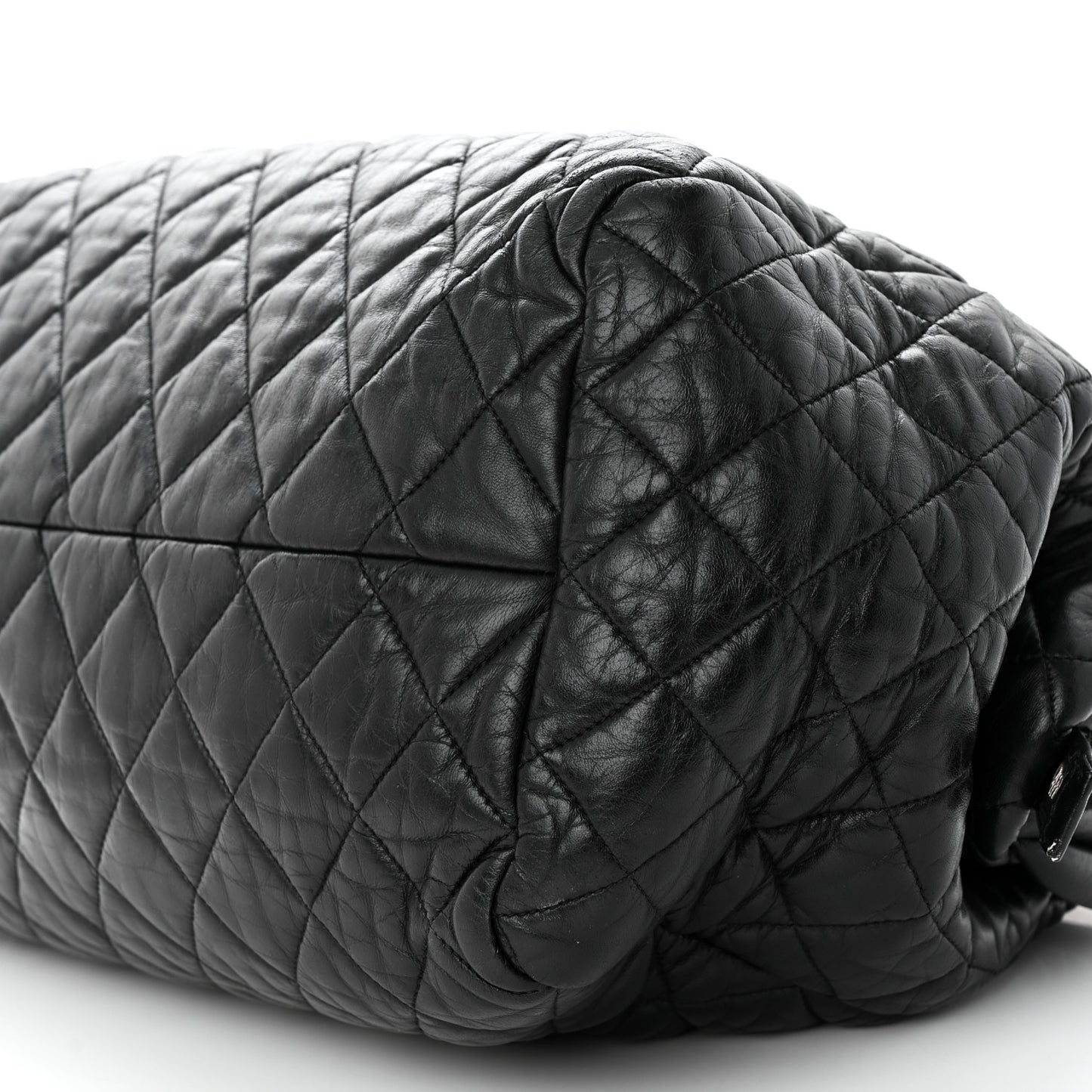 Lambskin Coco Cocoon Bowler Black