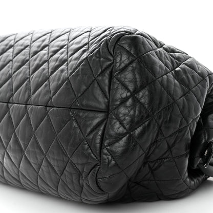Chanel Lambskin Coco Cocoon Bowler Black 9 of 15