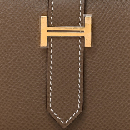 Hermes Epsom Mini Bearn Wallet Etoupe 8 of 9