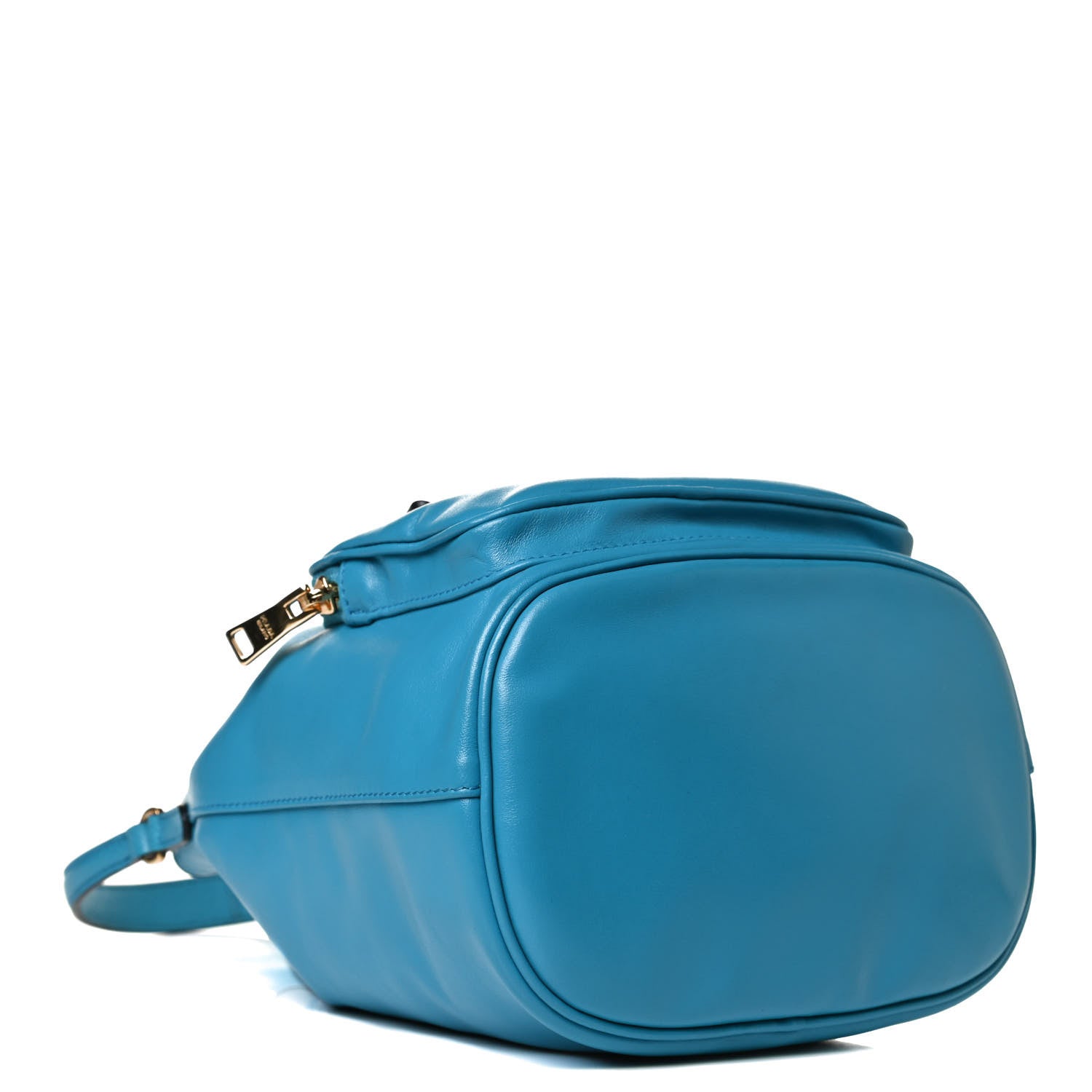 Prada Light Calfskin Saffiano Mini Bucket Crossbody Bag Voyage 4 of 12