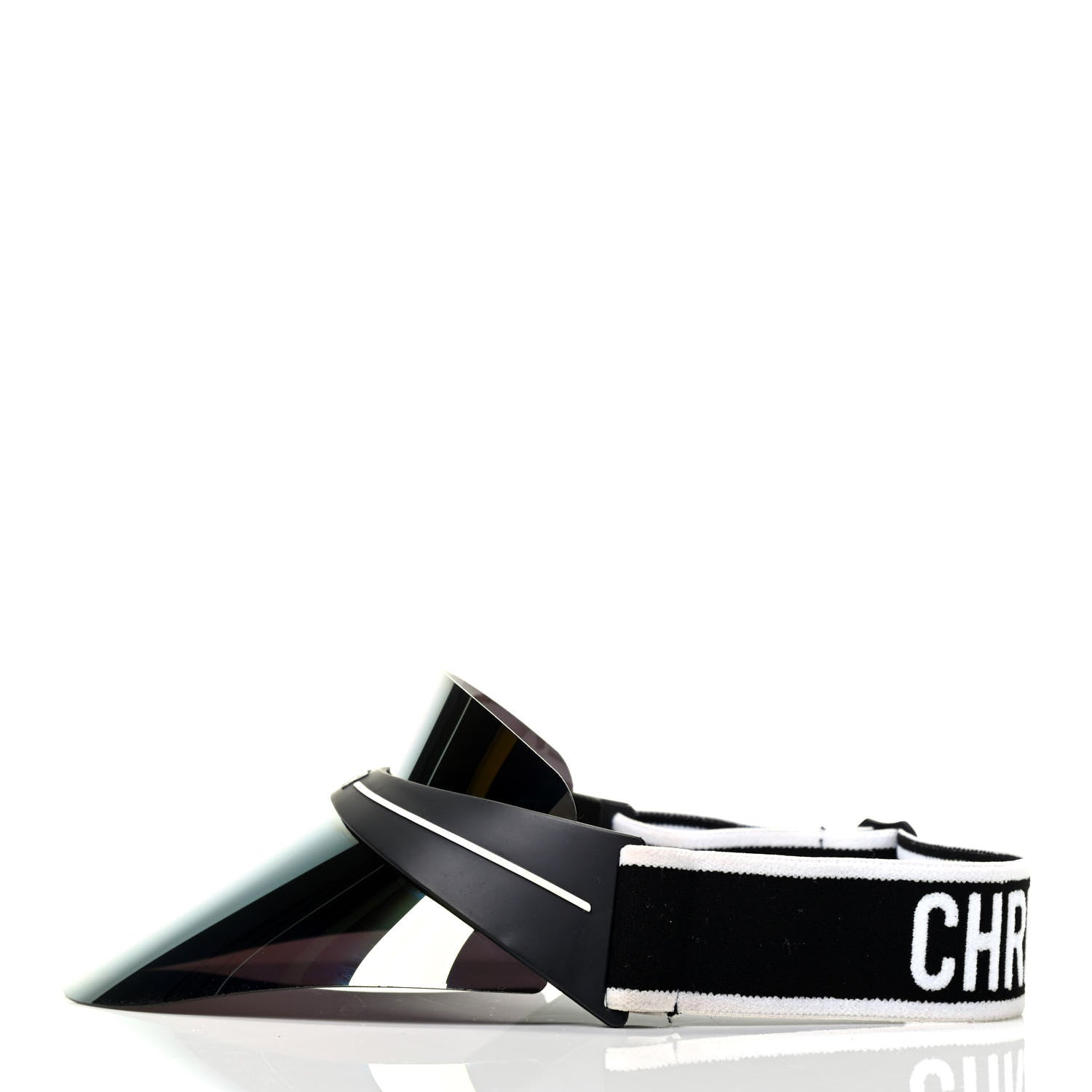 Christian Dior Mirrored DiorClub1 Sun Visor Black 2 of 5
