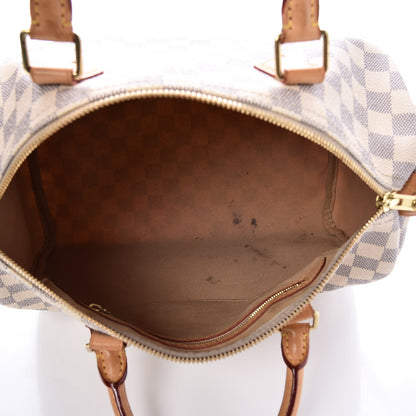 Louis Vuitton Damier Azur Speedy 30 6 of 8