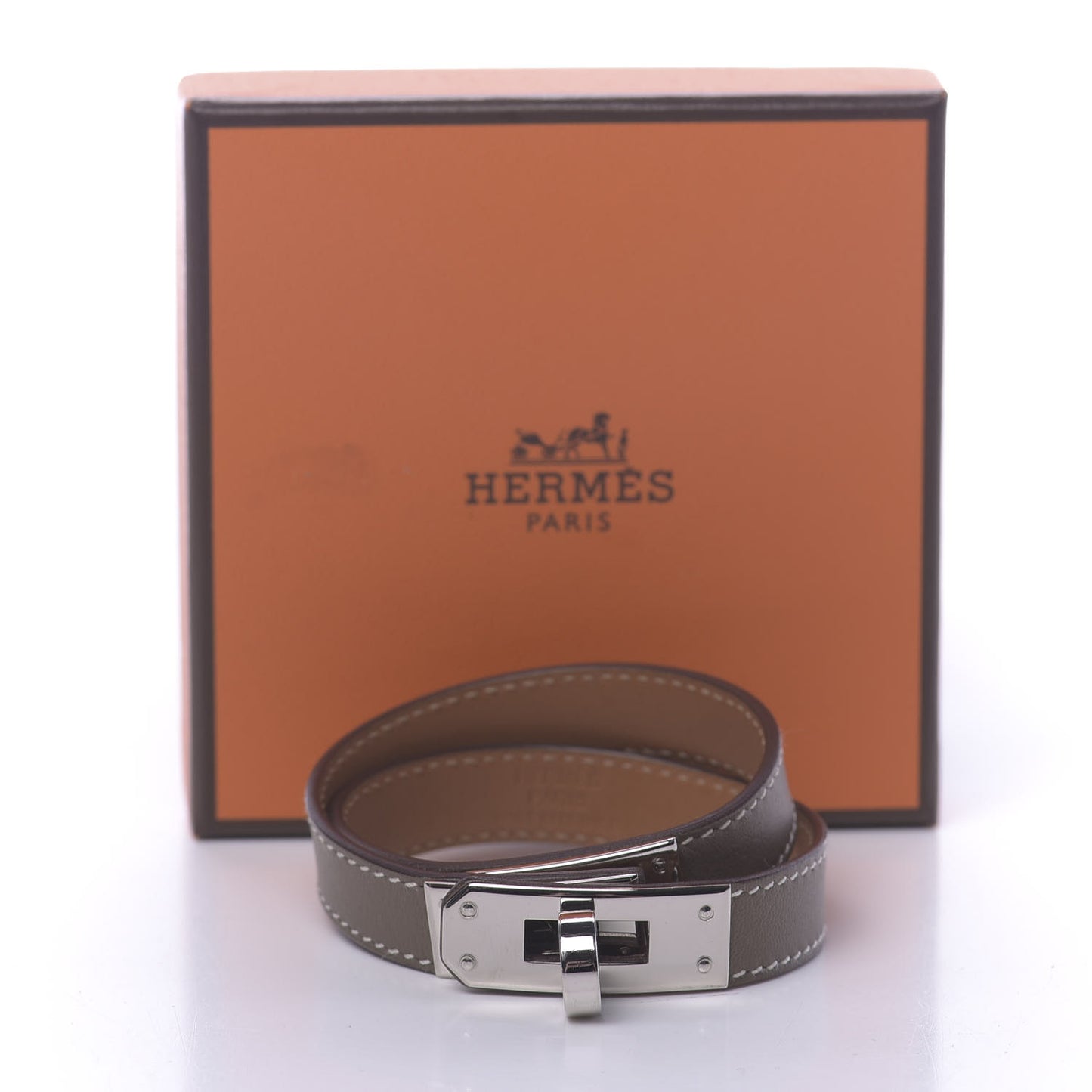 Swift Kelly Double Tour Bracelet T2 Etoupe