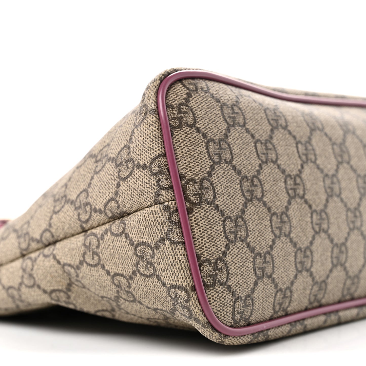 GG Supreme Monogram Small Zippered Tote Beige New Rosette