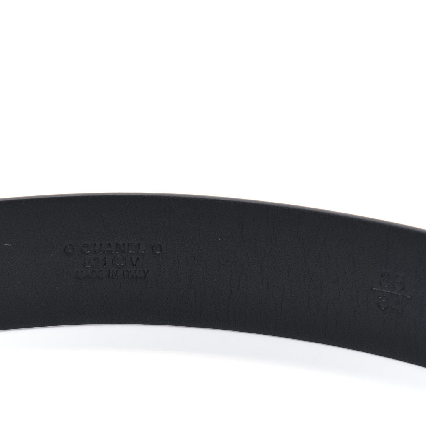 Lambskin CC Chain Belt 85 34 Black