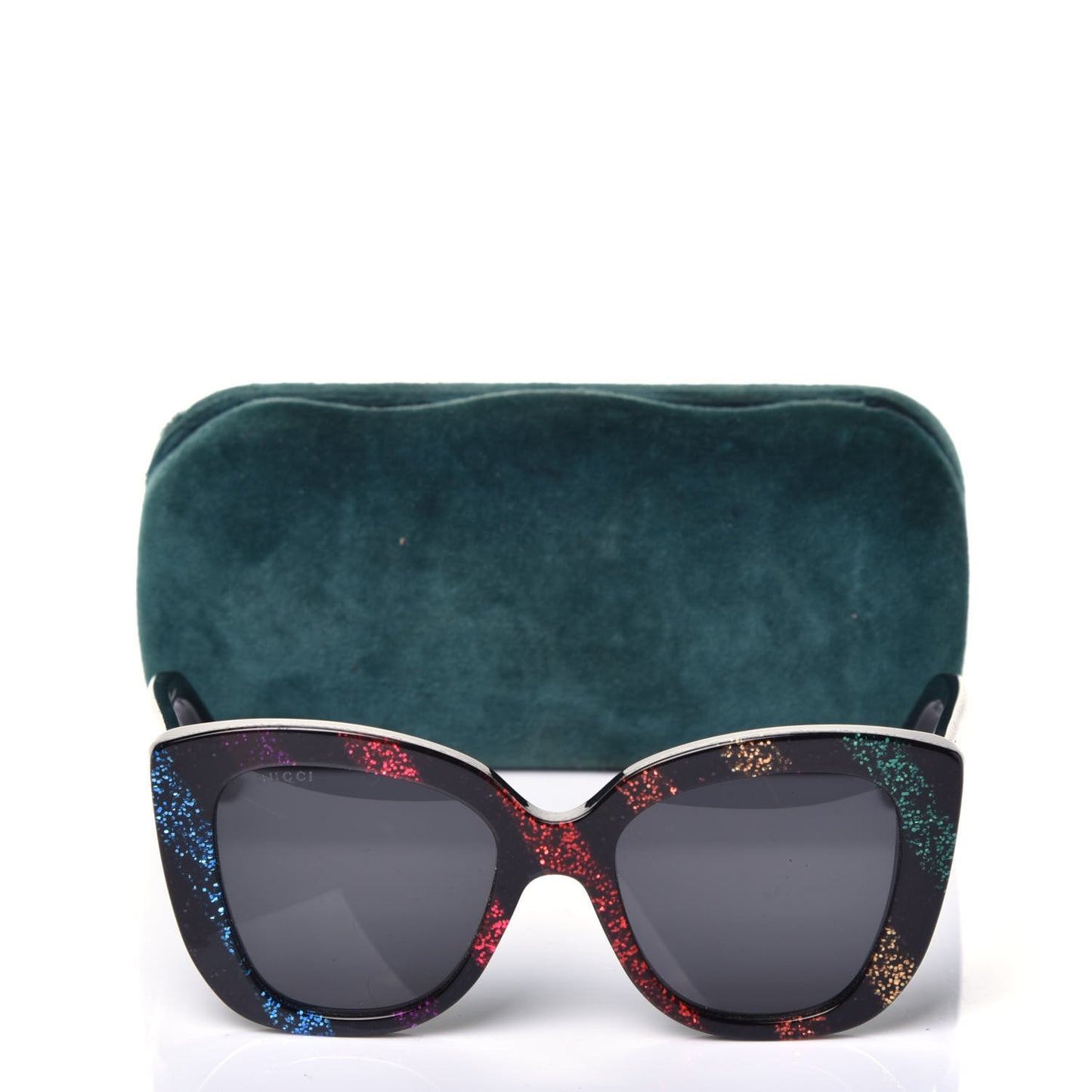 Acetate Glitter Sunglasses GG0327S Black