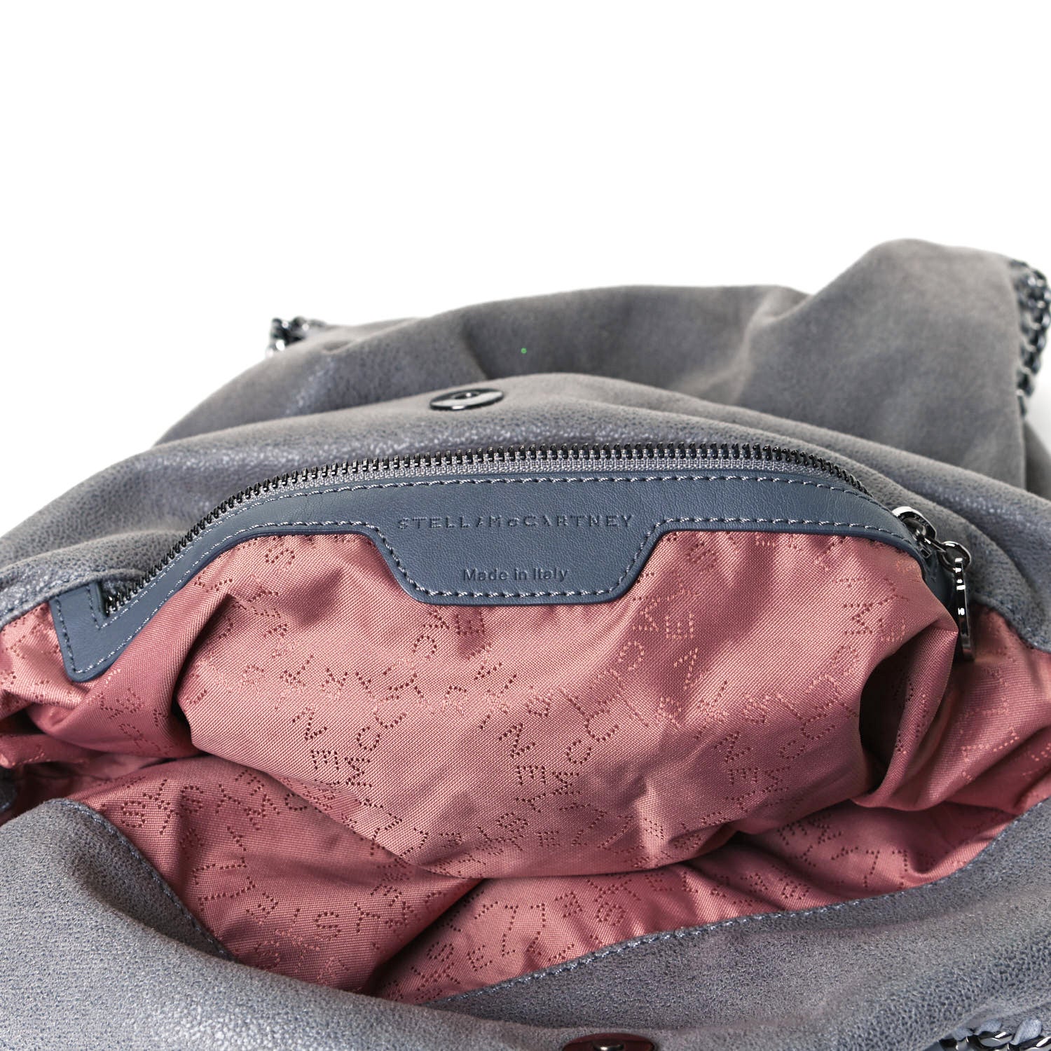Stella McCartney Shaggy Deer Falabella Fold Over Tote Grey 7 of 12