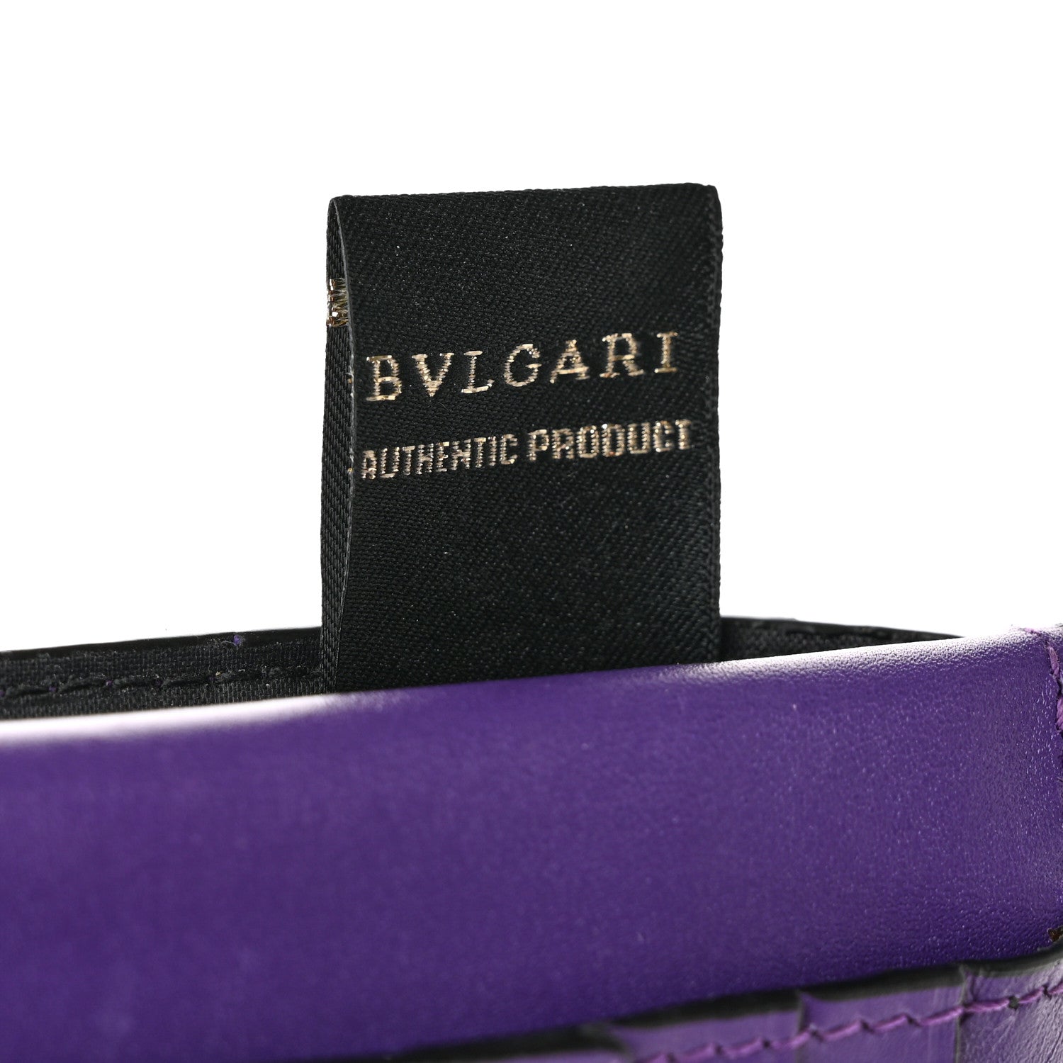 Bulgari Serpenti Calfskin Card Case Emerald Green Amethyst 8 of 12