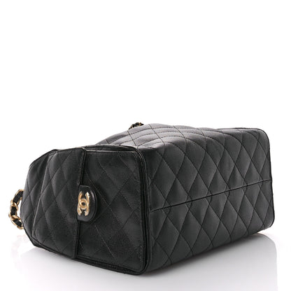 Chanel Caviar Quilted Small Chanel 25 Handbag Black 4 of 11