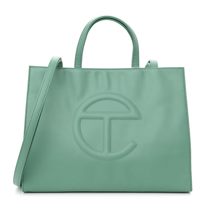 Telfar Vegan Leather Medium Shopping Bag Sage 1 of 11